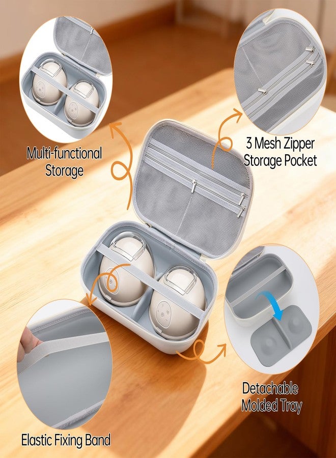 Runhike Breast Pump Case Compatible with Eufy, Wearable Breast Pump Bag Fit for Momcozy Willow Medela and Most of Breast Pumps, Waterproof Breast Pump Storage Bag for On The Go, Work and Travel - Image 3